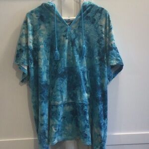Lands’ End Blue Swim cover up